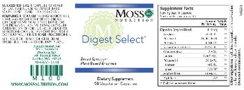 Moss Nutrition Digest Select - supplement