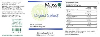 Moss Nutrition Digest Select - supplement