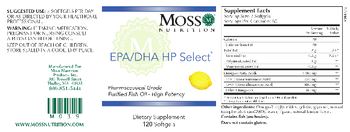 Moss Nutrition EPA/DHA HP Select - supplement