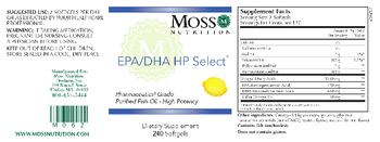 Moss Nutrition EPA/DHA HP Select - supplement