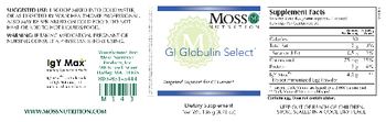Moss Nutrition GI Globulin Select - supplement