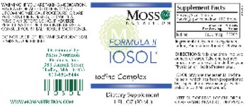 Moss Nutrition IOSOL - supplement
