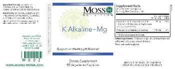 Moss Nutrition K Alkaline + Mg - supplement