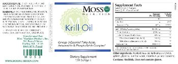 Moss Nutrition Krill Oil - supplement