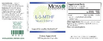 Moss Nutrition L-5-MTHF - supplement