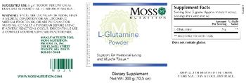 Moss Nutrition L-Glutamine Powder - supplement