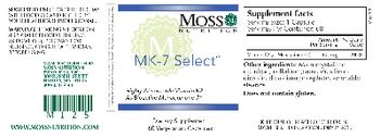 Moss Nutrition MK-7 Select - supplement