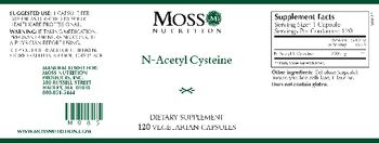 Moss Nutrition N-Acetyl Cysteine - supplement