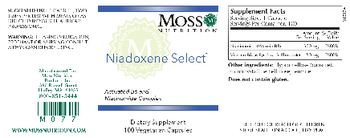 Moss Nutrition Niadoxene Select - supplement