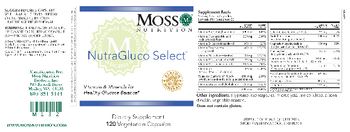 Moss Nutrition NutraGluco Select - supplement