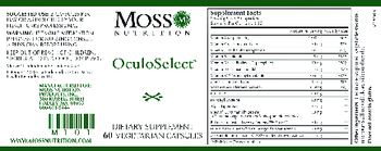 Moss Nutrition OculoSelect - supplement