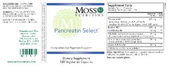 Moss Nutrition Pancreatin Select - supplement