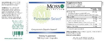 Moss Nutrition Pancreatin Select - supplement
