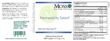 Moss Nutrition Permeability Select - supplement