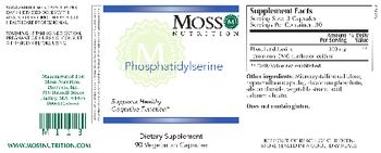 Moss Nutrition Phosphatidylserine - supplement