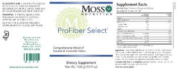 Moss Nutrition ProFiber Select - supplement