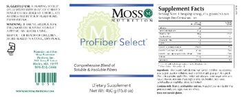 Moss Nutrition ProFiber Select - supplement