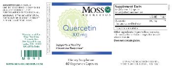 Moss Nutrition Quercetin 300 mg - supplement