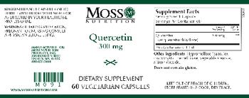 Moss Nutrition Quercetin 300 mg - supplement