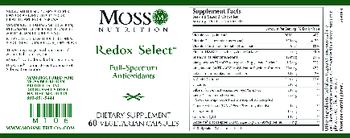 Moss Nutrition Redox Select - supplement