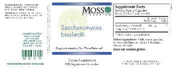 Moss Nutrition Saccharomyces Boulardii - supplement