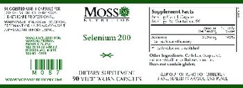 Moss Nutrition Selenium 200 - supplement