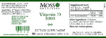 Moss Nutrition Vitamin D 2000 - supplement