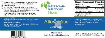 Mountain Meadow Herbs Allevi-Ritis - supplementfood supplement