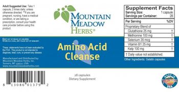 Mountain Meadow Herbs Amino Acid Cleanse - supplement