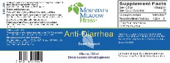 Mountain Meadow Herbs Anti-Diarrhea - supplementfood supplement