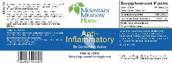 Mountain Meadow Herbs Anti-Inflammatory - herbal supplement