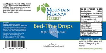 Mountain Meadow Herbs Bed-Time Drops - herbal supplement