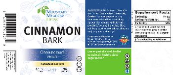 Mountain Meadow Herbs Cinnamon Bark - herbal supplement