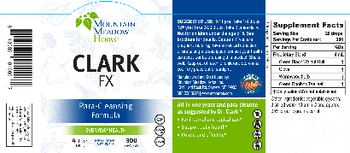 Mountain Meadow Herbs Clark FX - herbal supplement