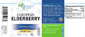 Mountain Meadow Herbs European Elderberry - herbal supplement