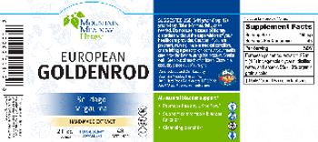 Mountain Meadow Herbs European Goldenrod - herbal supplement