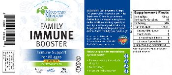Mountain Meadow Herbs Family Immune Booster - supplement