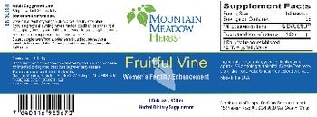 Mountain Meadow Herbs Fruitful Vine - herbal supplement