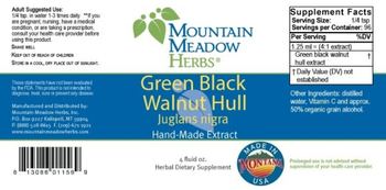 Mountain Meadow Herbs Green Black Walnut Hull - herbal supplement