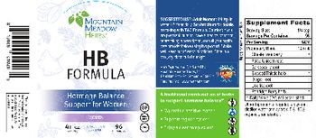 Mountain Meadow Herbs HB Formula - herbal supplement
