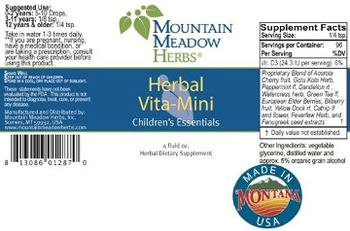 Mountain Meadow Herbs Herbal Vita-Mini - herbal supplement