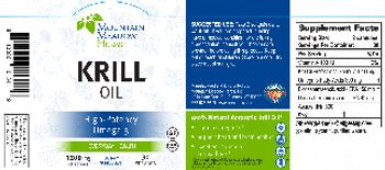 Mountain Meadow Herbs Krill Oil - supplement