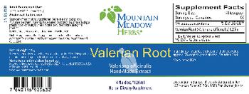 Mountain Meadow Herbs Valerian Root - herbal supplement