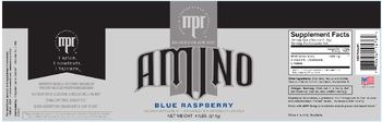 MPR Muscle Performance Regulator Amino Blue Raspberry - supplement