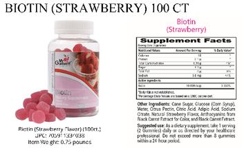 Mr. Gummy Vitamins Biotin Strawberry Flavor - supplement