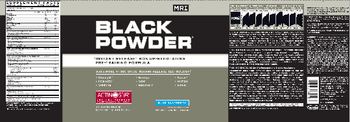 MRI Black Powder Blue Raspberry - supplement