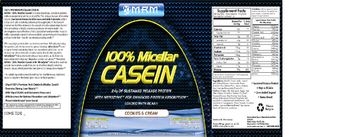 MRM 100% Micellar Casein Cookies & Cream - 