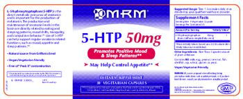 MRM 5-HTP 50 mg - supplement