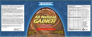 MRM All Natural Gainer Chocolate - supplement