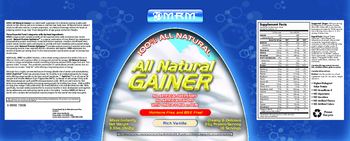 MRM All Natural Gainer Rich Vanilla - supplement